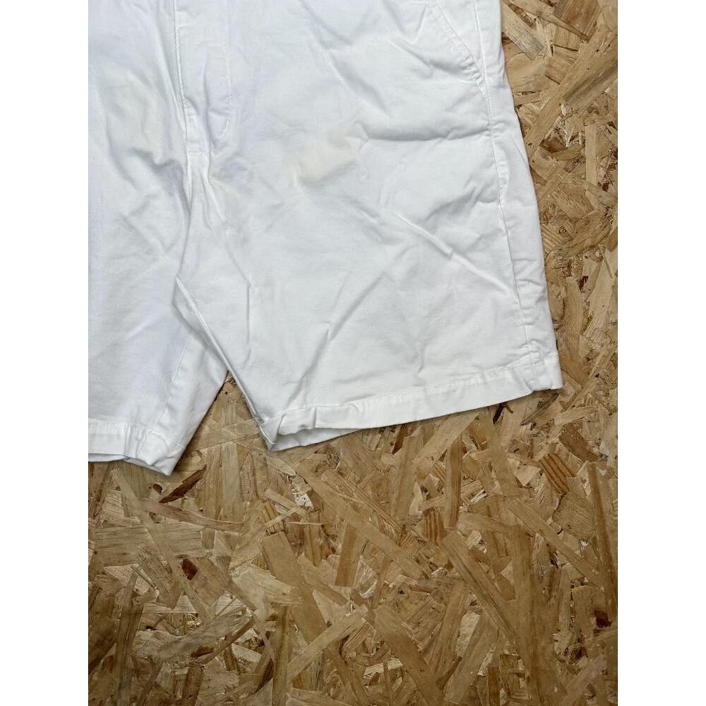 Denim & Flower Ricky Singh Mens Shorts Size 36 White Chino Flat Front Casual - Picture 3 of 14